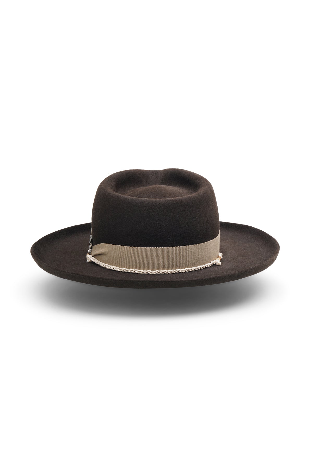 Brown fedora hat by SoonNoon – SoonNoon Hats - Main Image