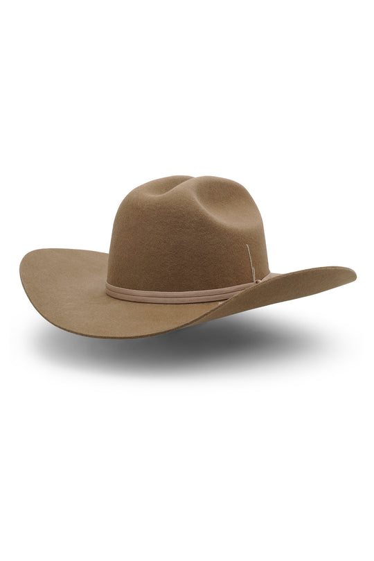 Khaki brown felt cowboy hat by SoonNoon – SoonNoon Hats display picture 3