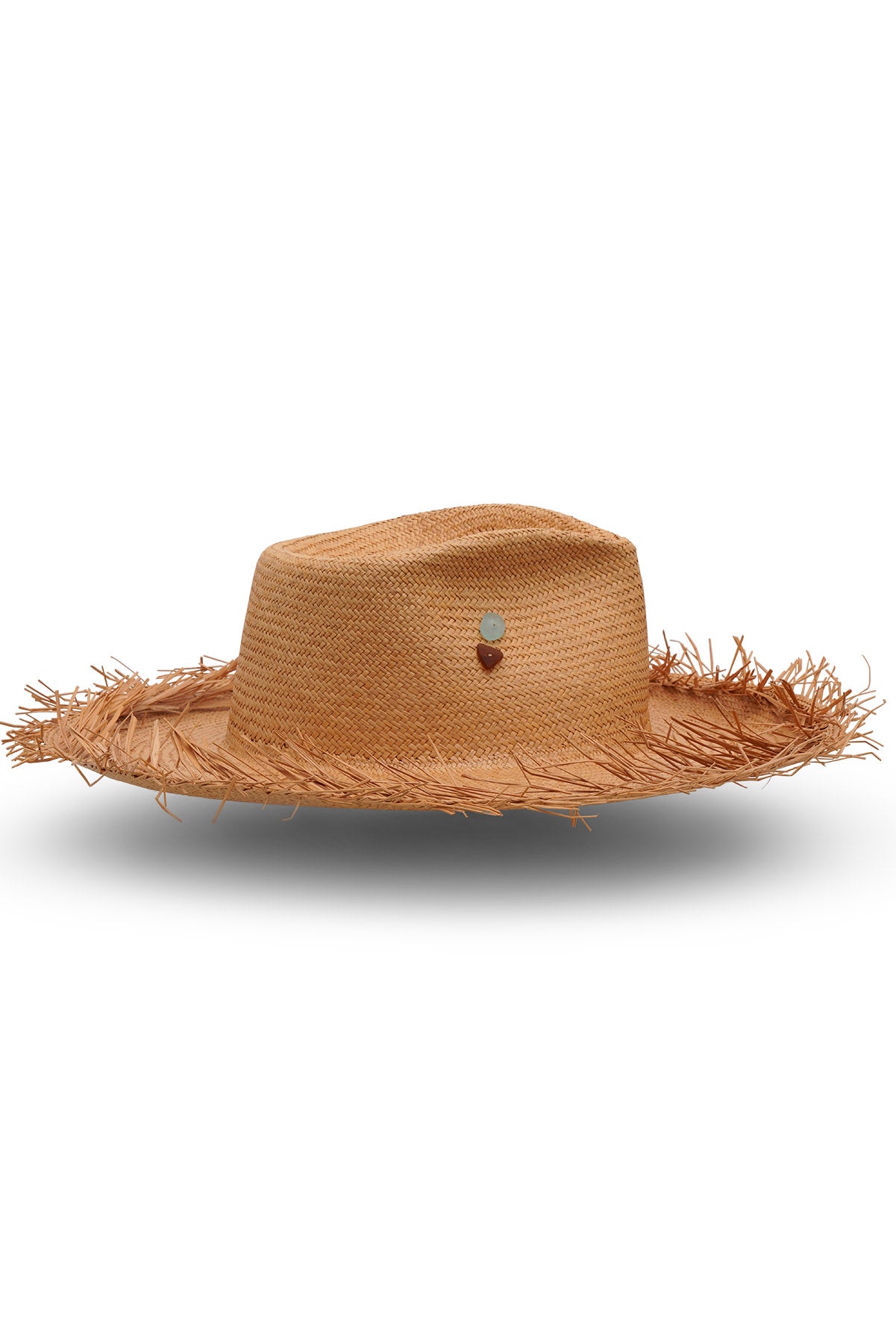 Orvis Tan Straw Hat Brim Fedora Straw Wormwood Flat Brim Fedora main image 2