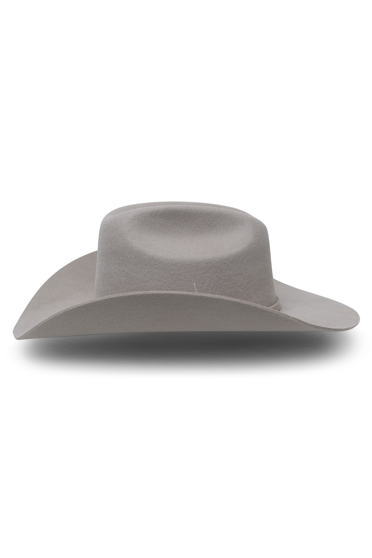 Grey wool felt cowboy hat