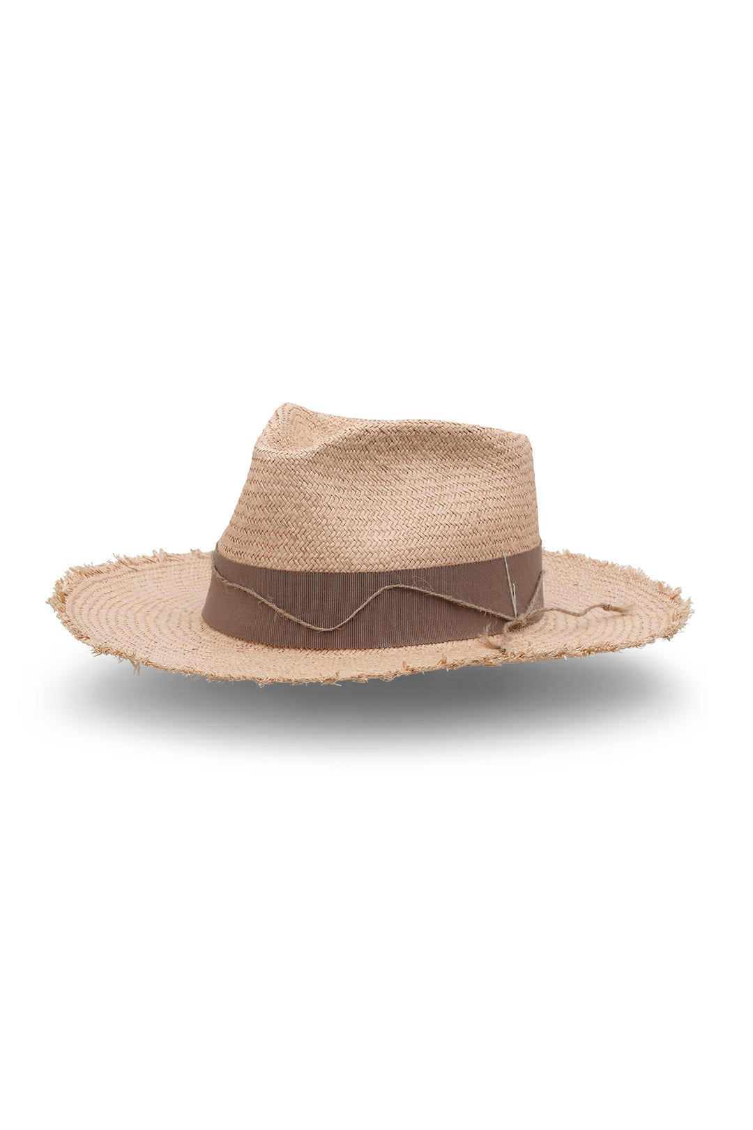 Beloved Millinery Panama Style Sparkling Straw Fedora Hat Women - Neutral Tan Meg Wide Brim Fedora | Panama Straw Fedora Sun Hat for Women main image 3