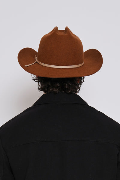 brown cowboy hat